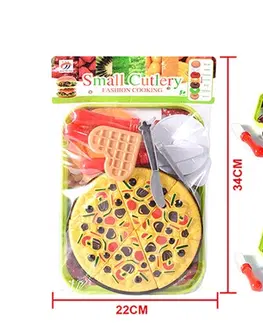 Hračky MAC TOYS - Sada Potravín Pizza / Torta