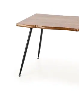 Jedálenské stoly HALMAR Larson jedálenský stôl dub prírodný / čierna