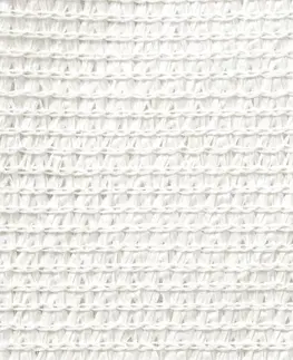 Stínící textilie Plachta proti slnku z HDPE štvorcová 2 x 2 m Biela