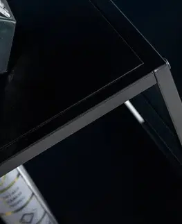 Regály a poličky LuxD Dizajnový regál Damaris 90 cm čierny