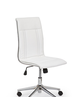 Kancelárske stoličky HALMAR Porto kancelárska stolička biela