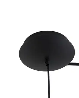 Závesné svietidlá Lucande Lucande Foco LED závesné svietidlo, 1 svetlo, pieskovo čierna