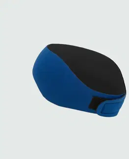 aqua fitness Plavecká neoprénová čelenka obojstranná, veľkosť L modro-čierna
