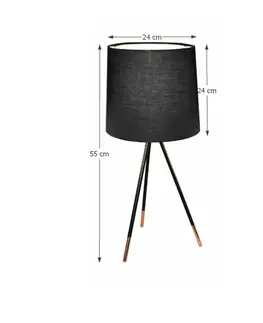 Lampy Stolná lampa, čierna, JADE TYP 4 8008-44A