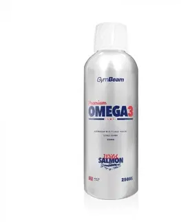 Rybí olej GymBeam Premium Omega 3 250 ml citrusové ovocie