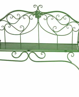 Záhradné lavice Záhradná lavička, zelená, ETELIA