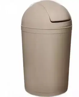 Odpadkové koše Kinekus Kôš na odpad plastový 5 l OSKAR CAPPUCINO preklápacie veko