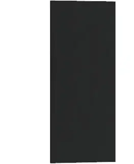 Dvierka a čelá zásuviek pre kuchynske skrinky Panel bočný Max 720x304 čierna