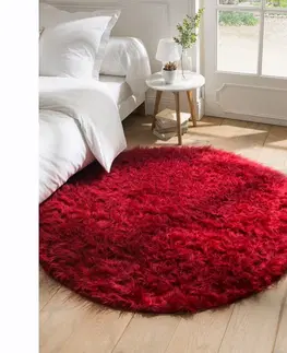 Koberce Okrúhly koberec s predĺženým vláknom
