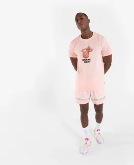nohavice Basketbalové šortky SH 900 NBA Miami Heat muži/ženy fialové