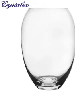 Vázy sklenené Crystalex Sklenená váza, 15,5 x 22,5 cm