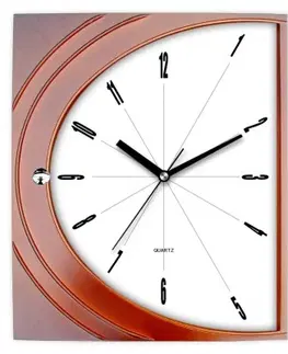 Hodiny Nástenné hodiny MPM, 2981.50 - hnedá, 30cm