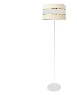 Lampy  Stojacia lampa HELEN 1xE27/60W/230V krémová 