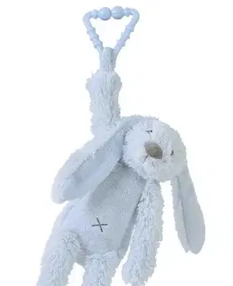 Plyšové hračky HAPPY HORSE - králik Richie na zavesenie - Modrý