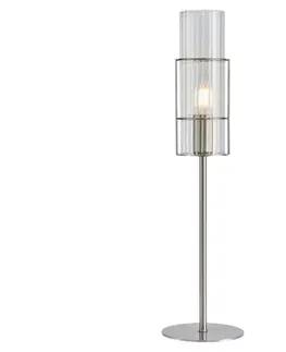 Lampy Markslöjd Markslöjd 108557 - Stolná lampa TUBO 1xE14/40W/230V 50 cm lesklý chróm/číra 