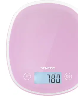 Kuchynské váhy Sencor SKS 38RS kuchynská váha, ružová, 