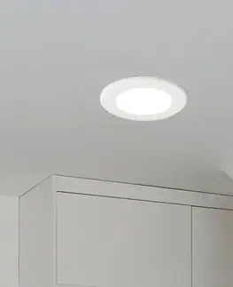 Zapustené svietidlá Arcchio LED svetlo Joki biele 4000K okrúhle 11,5cm