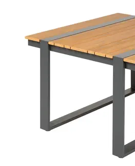 Záhradné stoly LuxD Dizajnový záhradný odkladací stolík Gazelle 78 cm Polywood