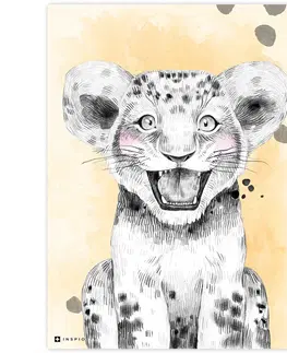 Obrazy do detskej izby Obraz do detskej izby - Farebný s gepardom