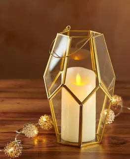 Drobné dekorácie a doplnky Lampáš s LED sviečkou