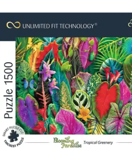 Hračky puzzle TREFL -  Puzzle 1500 UFT - Tropická zeleň