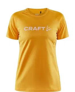 Dámske tričká Dámske tričko CRAFT CORE Unify Logo ružová - S