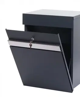 Poštové schránky Poštová schránka na balíky K41 vrátane stojana Antracit