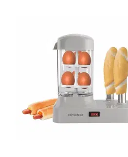 Kuchynské spotrebiče Orava HM-03 GR hotdogovač s možnosťou prípravy vajec