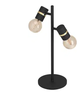 Lampy Eglo Eglo 900178 - Stolná lampa LURONE 2xE27/10W/230V 