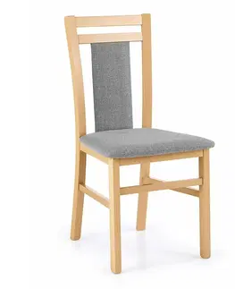 Čalúnené stoličky Stolička Hubert 8 drevo/tkanina dub/inari 91 45x51x90