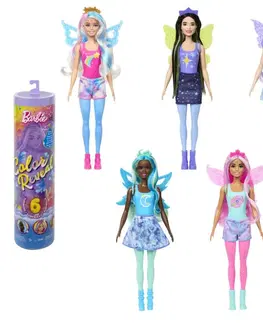 Hračky bábiky MATTEL - Barbie color reveal Barbie dúhová galaxia, Mix Produktov