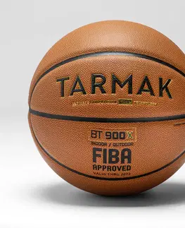 basketbal Basketbalová lopta FIBA veľkosť 7 BT900 Grip Touch oranžová