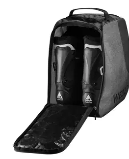 lyžiarky Obal na lyžiarsku obuv 500 sivo-čierny