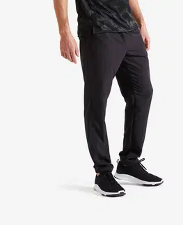 nohavice Pánske nohavice 120 na fitnes čierne