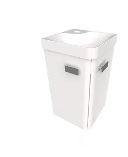 Kúpeľňové skrinky Kúpeľňová zostava Roner 30cm 2D biela