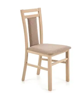Čalúnené stoličky Stolička Hubert 8 drevo/tkanina sonoma/inari 23