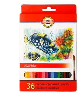 Hračky KOH-I-NOOR - Pastelky akvarelové, sada 36 ks