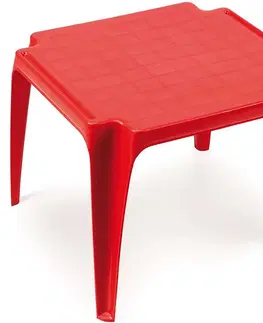 Detský záhradný nábytok Detský stolik červený