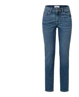 Pants Slim džínsy Fit »Emma«, stredne modrá džínsovina