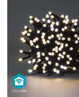 Vianočné osvetlenie  SmartLife LED Wi-Fi Teplá biela 200 LED 20 m Android / IOS WIFILX01W200