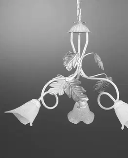 Závesné svietidlá Euluna Florentská závesná lampa Marilena, 3-plameňová