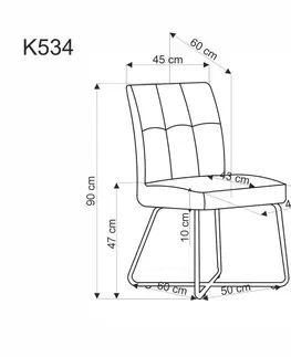 Stoličky Jedálenské kreslo K534 Halmar Béžová