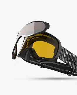 okuliare Lyžiarske a snowboardové okuliare do každého počasia G 500 I sivé