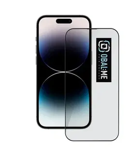 Ochranné fólie pre mobilné telefóny OBAL:ME 5D Ochranné tvrdené sklo pre Apple iPhone 14 Pro, čierna 57983116085