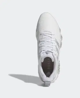 pánske tenisky Pánska golfová obuv bez hrotov Adidas biela