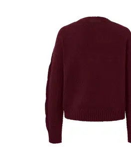 Coats & Jackets Pletený sveter s vrkočovým vzorom