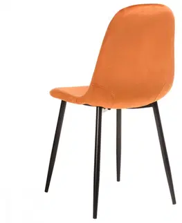 Jedálenské zostavy Jedálenská stolička CT-392 Autronic Oranžová
