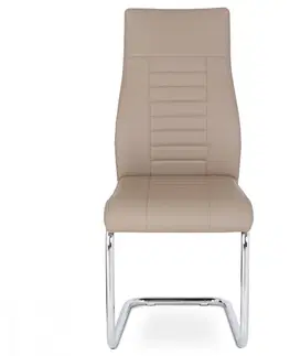 Jedálenské stoličky a kreslá Jedálenská stolička HC-955 Autronic Cappuccino