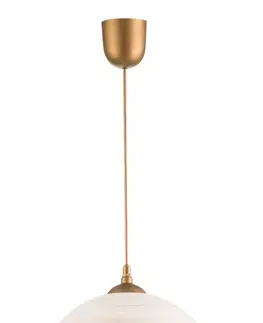 Svietidlá Kuchynský luster Lampex 588/G zlatý