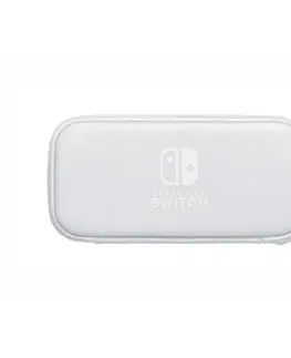 Príslušenstvo k herným konzolám Ochranné puzdro a fólia pre konzolu Nintendo Switch Lite, biele HDH-A-PSSAA